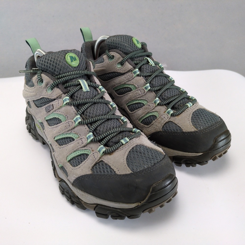 Merrell Gray Moab 2 Waterproof Hiking Shoes Womens 10 J24462